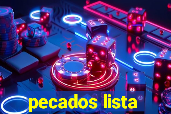 pecados lista