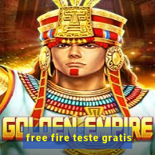 free fire teste gratis