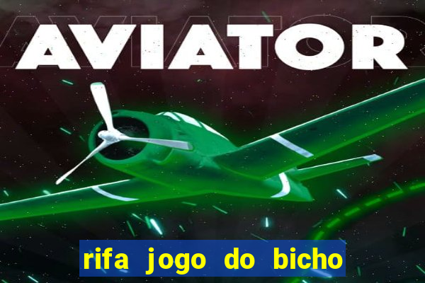 rifa jogo do bicho para imprimir