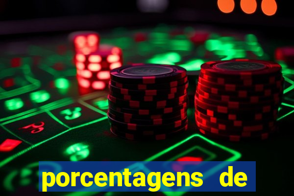 porcentagens de jogos pagantes