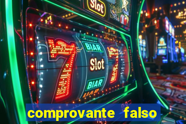 comprovante falso de 50 reais