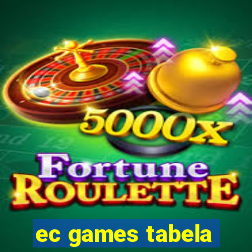 ec games tabela