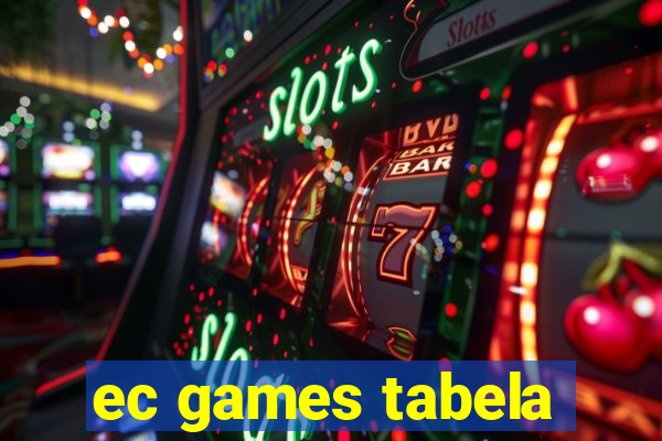 ec games tabela