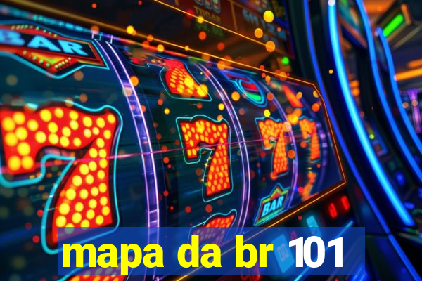 mapa da br 101