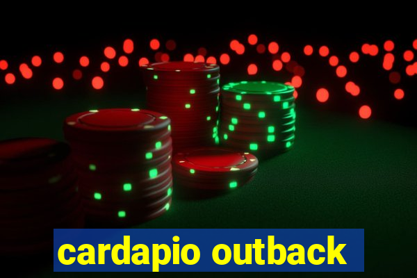 cardapio outback