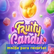 molde para recortar