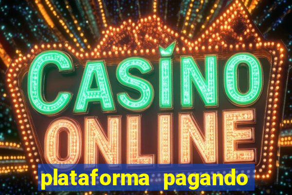 plataforma pagando bonus no cadastro