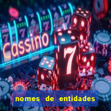 nomes de entidades do mal