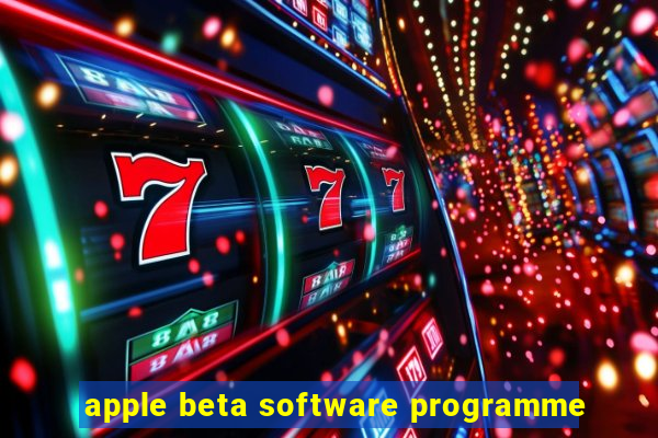 apple beta software programme