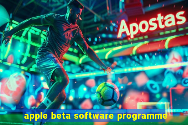 apple beta software programme