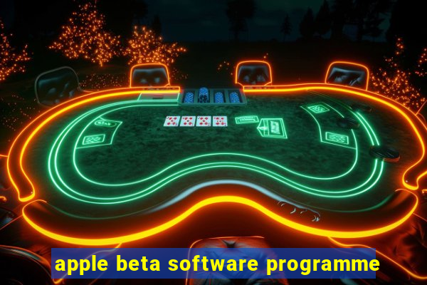 apple beta software programme