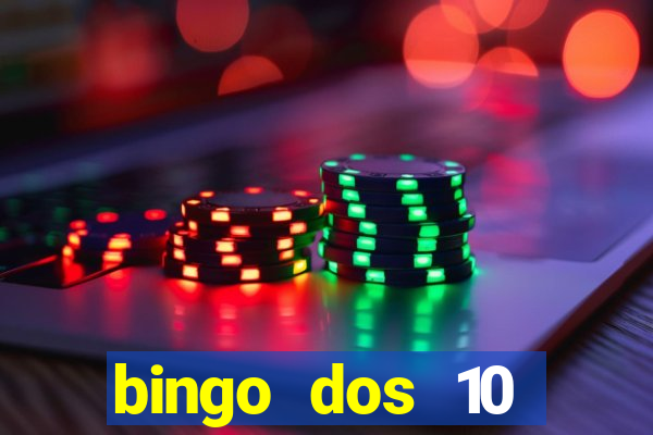 bingo dos 10 mandamentos da lei de deus