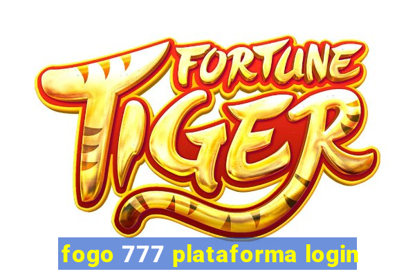 fogo 777 plataforma login