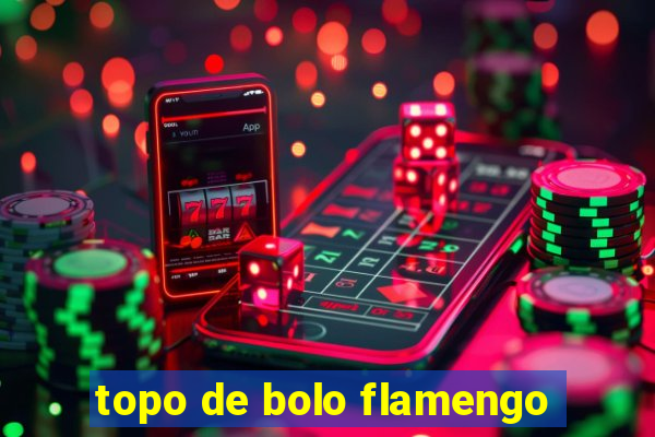 topo de bolo flamengo