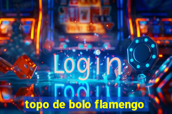 topo de bolo flamengo