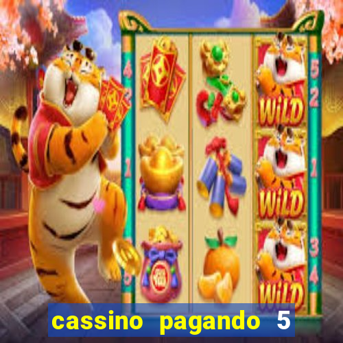 cassino pagando 5 reais no cadastro