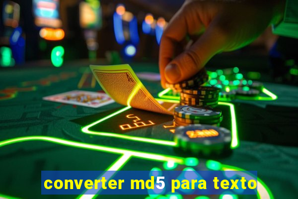 converter md5 para texto