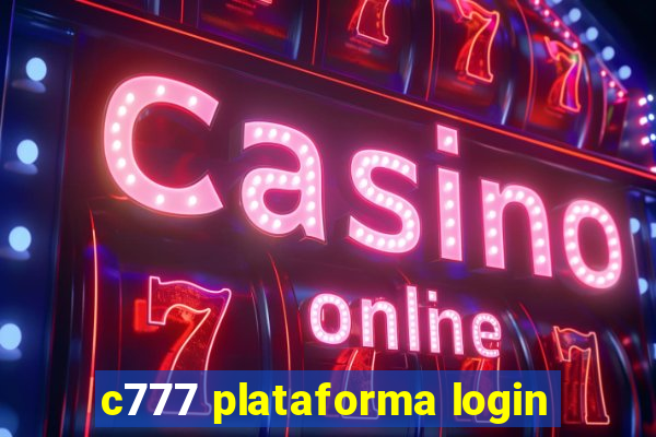 c777 plataforma login