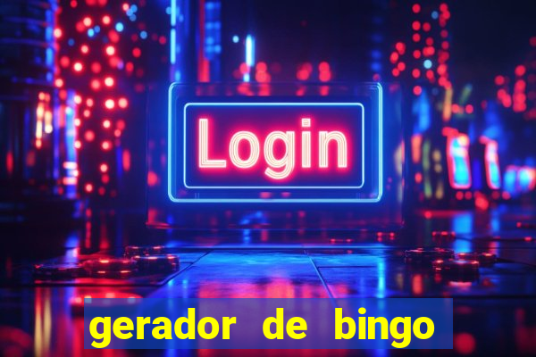 gerador de bingo cha de bebe