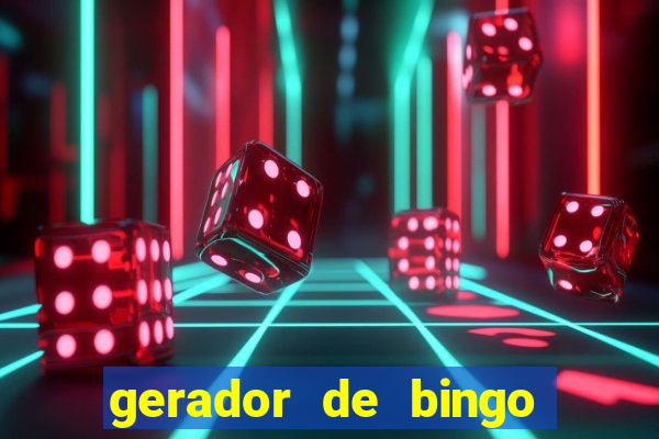 gerador de bingo cha de bebe