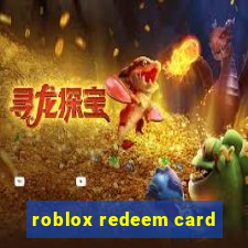 roblox redeem card