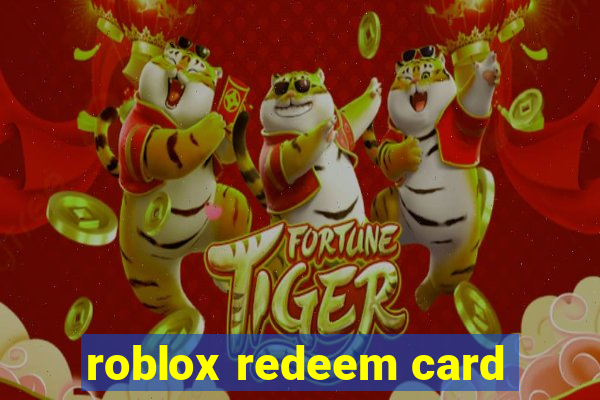 roblox redeem card