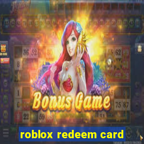 roblox redeem card