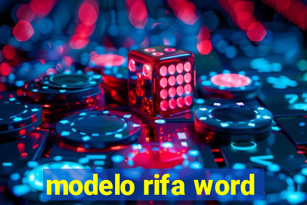 modelo rifa word