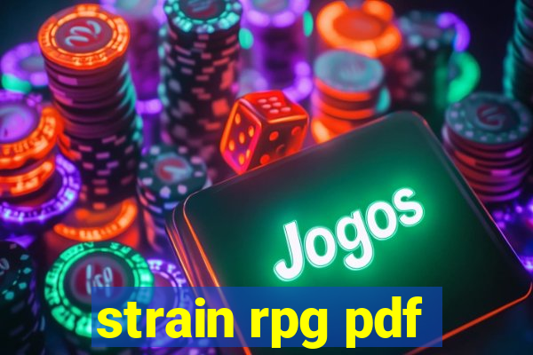 strain rpg pdf