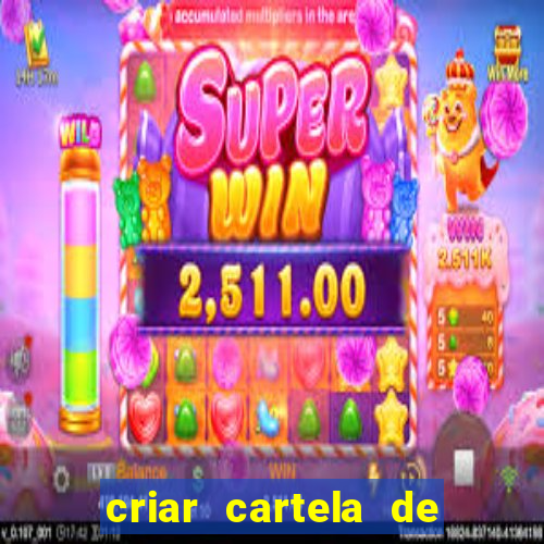 criar cartela de bingo no word