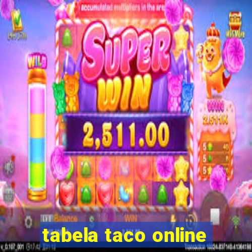 tabela taco online