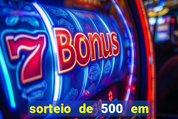 sorteio de 500 em cash toda segunda feira novibet