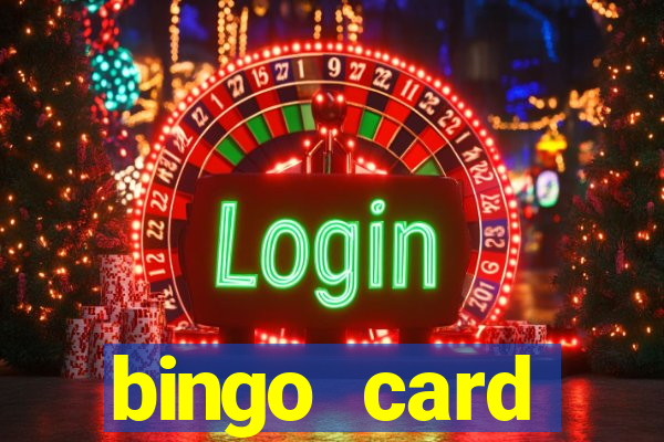 bingo card generator with pictures