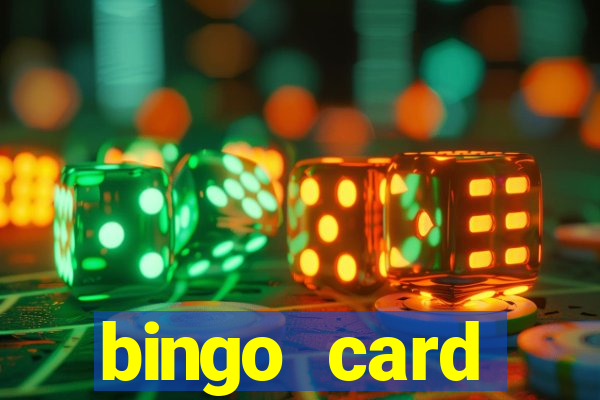 bingo card generator with pictures