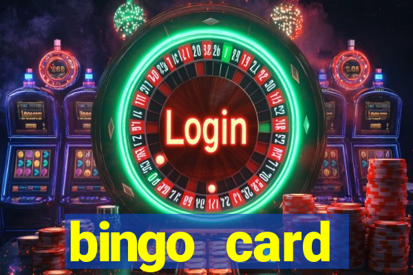 bingo card generator with pictures