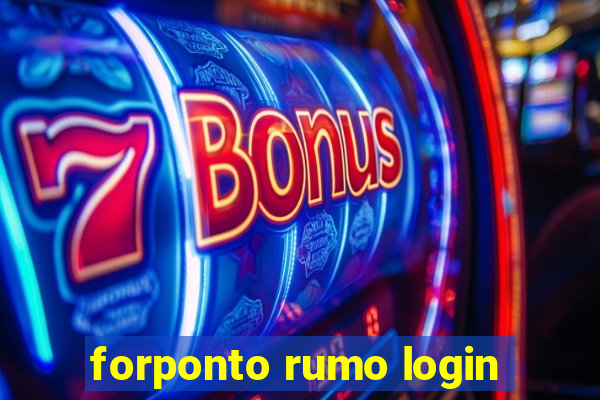 forponto rumo login