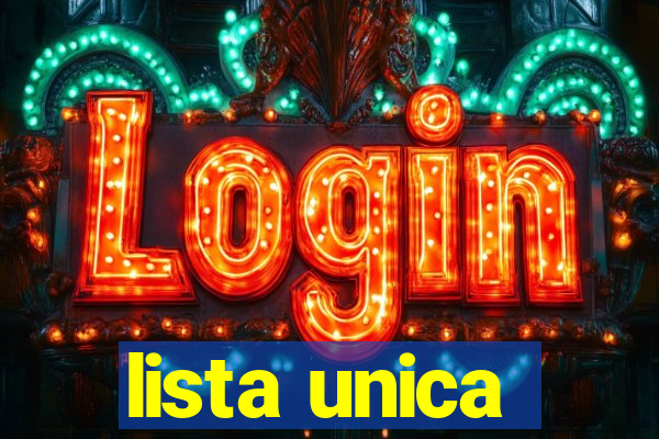 lista unica