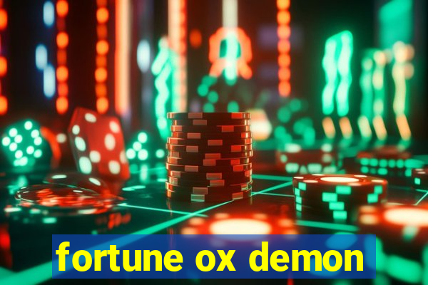 fortune ox demon