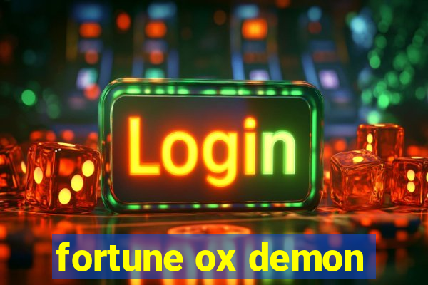 fortune ox demon