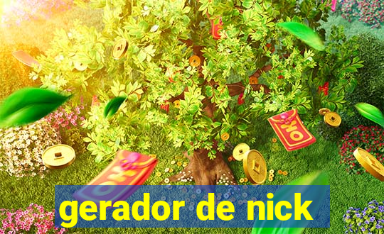 gerador de nick