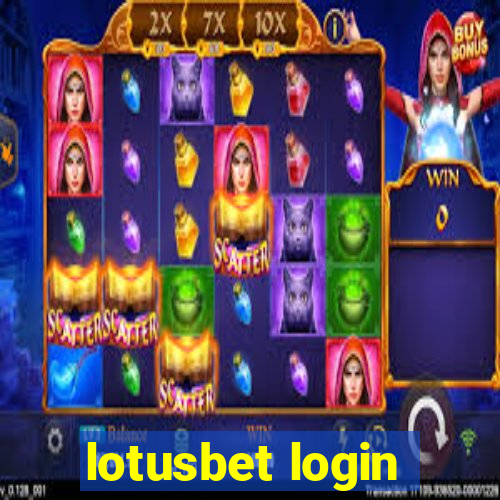 lotusbet login