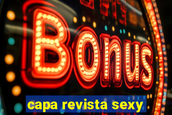 capa revista sexy