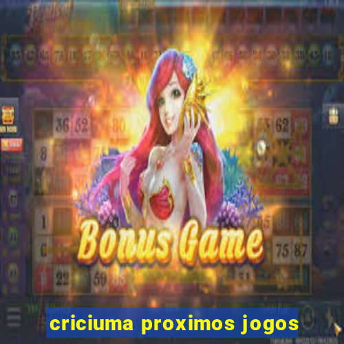 criciuma proximos jogos