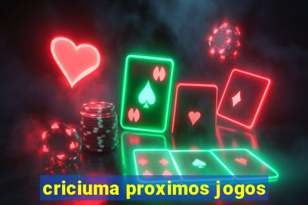 criciuma proximos jogos