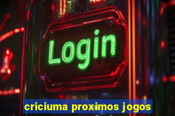 criciuma proximos jogos