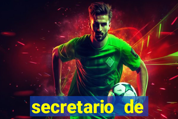 secretario de esporte salario