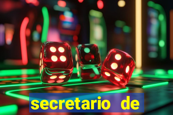 secretario de esporte salario