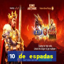 10 de espadas tarot amor