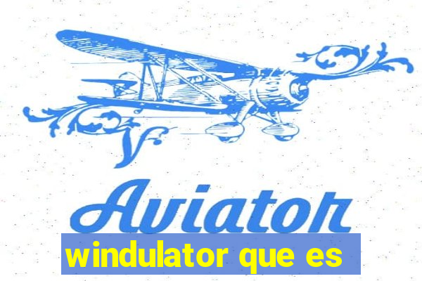 windulator que es