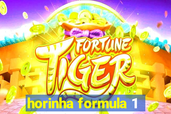 horinha formula 1